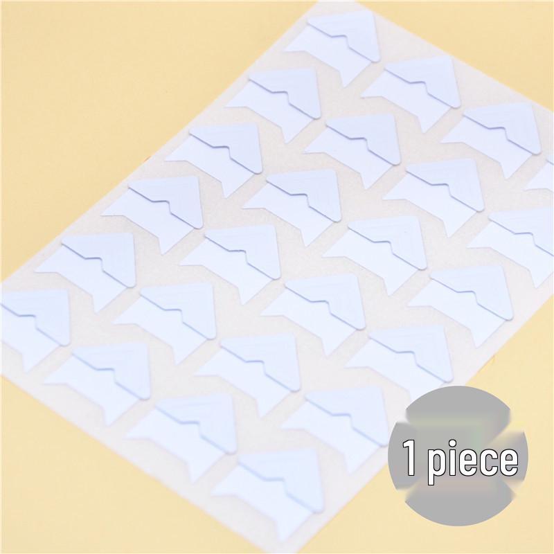 Korean Retro Kraft Paper Photo Corner Stickers, DIY Colorful Album Accessories for Baby Albums