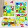 Kindergartenkinder Aufklärung Früherziehung Kognition Tierkognition Handgreifbrett Holz dreidimensionales Puzzle Holzspielzeug