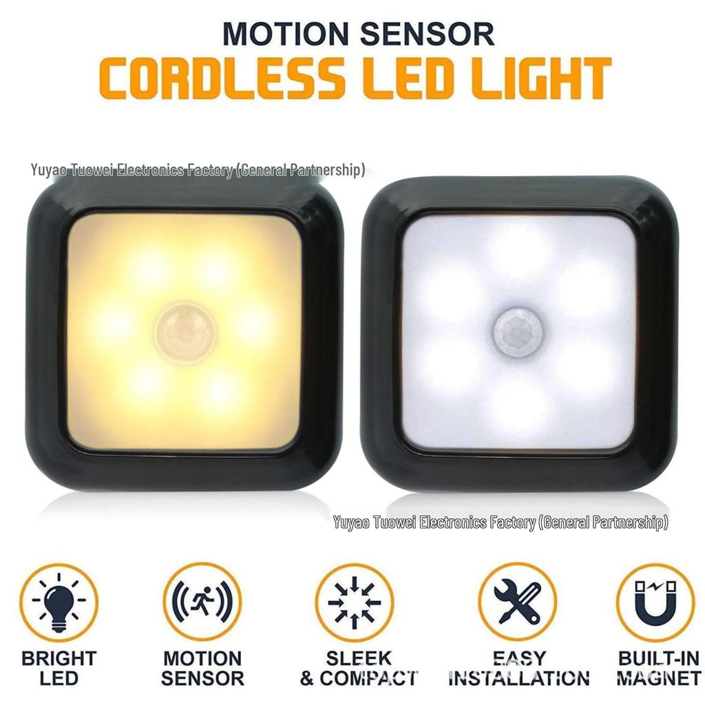 Magnetic LED Night Light with Motion Sensor
