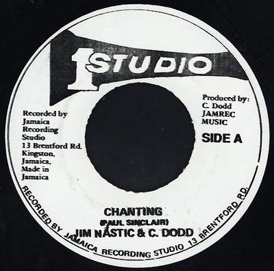 Disco de 7 polegadas JIM NASTIC & CLEMENT "COXSONE" DODD - Chanting NENHUM Studio One Jamaica Reggae, Ska & Dub Usado