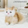 Simulation Polyethylene Cat Shape Statue Animals Sculpture Garden Yard Decoration