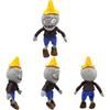 Maikerry 6pcs Plants and Zombies Plush vs Toys Sets PVZ Plush Stuffed Toys Soft Figure Doll Great Birthday Gifts for Boys and Girls