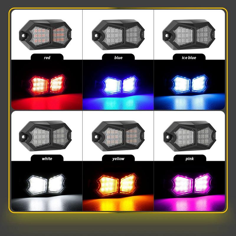 18 LED Car UniversalTruck LED Rock Light Signal Lamp 12V 24V Atmosphere Decorative Lights for Offroad Jeep Truck LED Side Marker