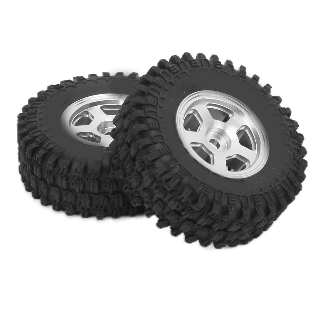 4pcs 1Celsius24 RC Climbing Tires 5 Claw Rock Climbing Tires for  Al SCX24  00002 for SCX24  00001 for SCX24  90081