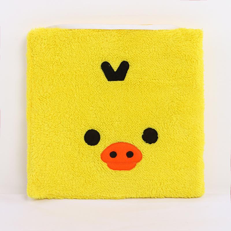 Cartoon Animal Plush Soft Seat Cushion Home Car Office Tatami Thicker Chair Backrest Cushion Student Comfort Buttocks Cushion чёрный 2000₽