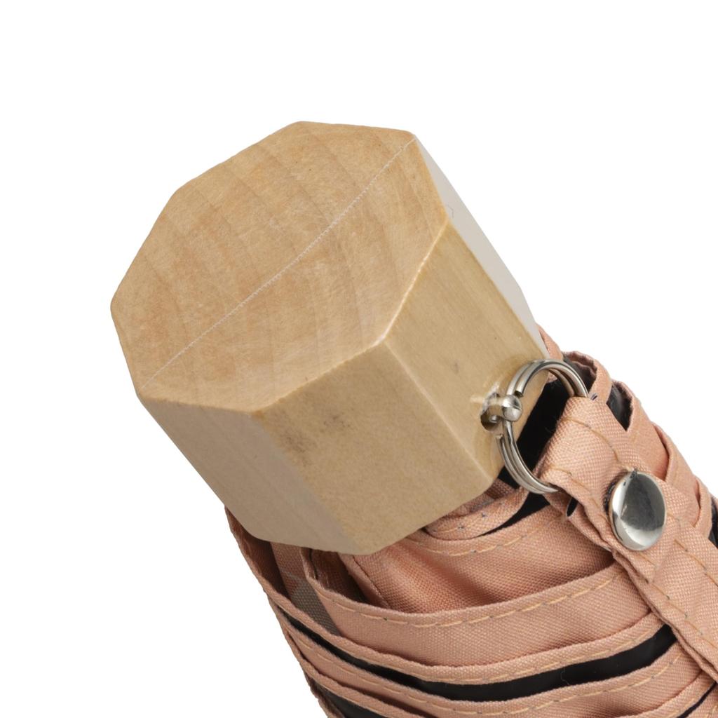 WATENCO Rain or Laminated Mini Folding Umbrella with Shippo 50cm Women's Windproof, Shine, Light-Blocking Pattern, Pink/White, (ASP33MN50)