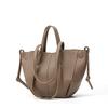 Lychee Pattern Soft Leather Large-capacity Tote Bag Fashionable Niche Design High-end Handbag Single Shoulder Wing Bag