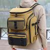 Fish Tackle Lure Organizer Storage Backpack Multi-layer Large-Capacity Design Waterproof Fishing Bag with Rod Holders