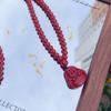 Cinnabar Guanyin Buddha Pendant: Elegant Purple & Gold Fashion Accessory for Men and Women