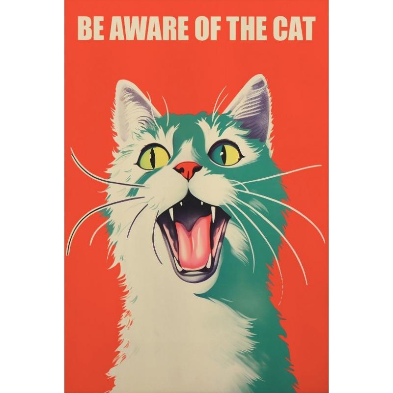 

Винтажные Кошки и Собаки Забавный Постер Трендовый Ретро Настенный Декор Холст Печать Постер Забавные Ретро Кошки Настенный Декор Фанки Настенное Искусство 21cm×30cm NoFrame