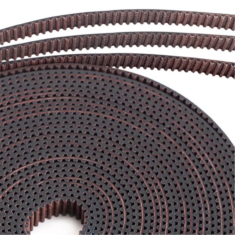 Riemen LL-2G-6RF 2GT-Riemen, geöffneter Zahnriemen aus Fiberglasgummi, 2GT-6, 2 M, 5 M, 6 mm, für MK3S+ -3 CR10 3D-Drucker