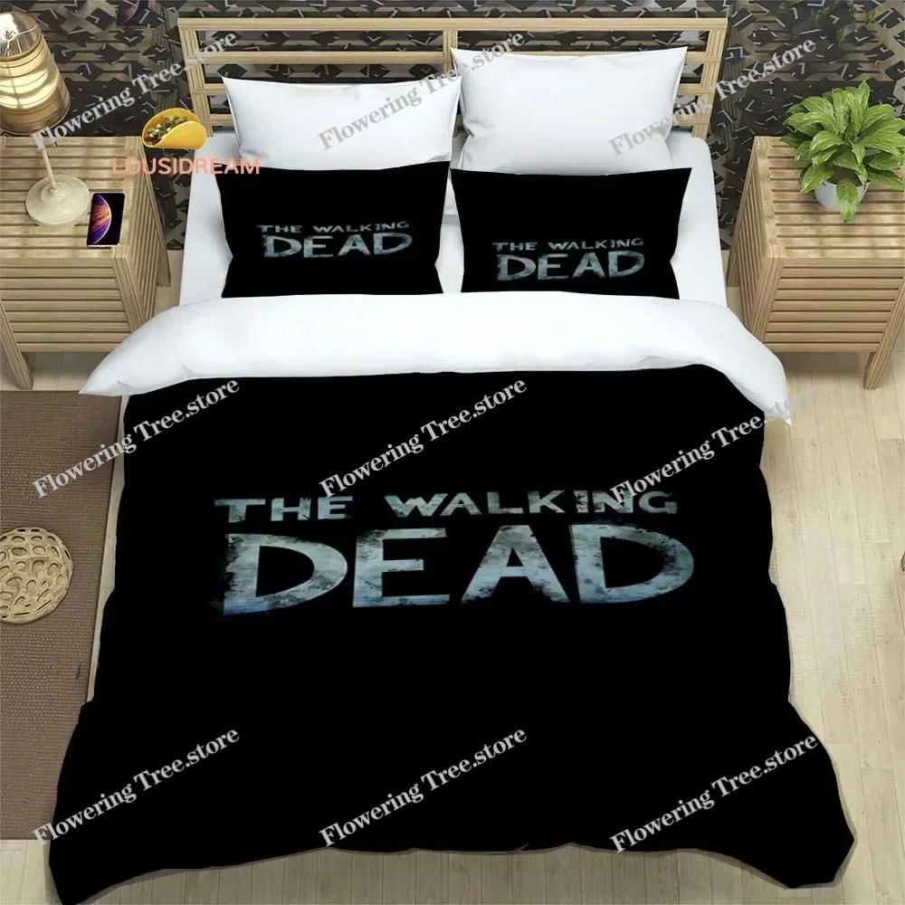 Poster The Walking Dead Sheets Quilt Covers Bedding Dormitory Sheets Bedding Set Soft Warm Bedding Set