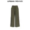UR Women's Casual Workwear Drawstring Wide-leg Pants