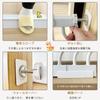 RAKU Pet Dog Height Baby Installation Width Tension Front and Back Auto Open Double Easy No Drilling Escape Prevention Fence Installation Width Gate,