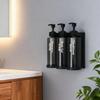 Dispensadores de Sabão Líquido Sem Furo Dispensador de Shampoo Condicionador Sabonete Líquido Montado na Parede Adesivo para Banheiro Cozinha Hotel