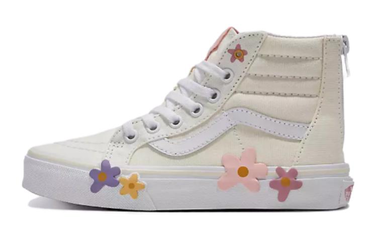 Vans Sk8 Hi Низкие Детские Скейтбордические Кроссовки Белые Детские VN000CTFC9F 27