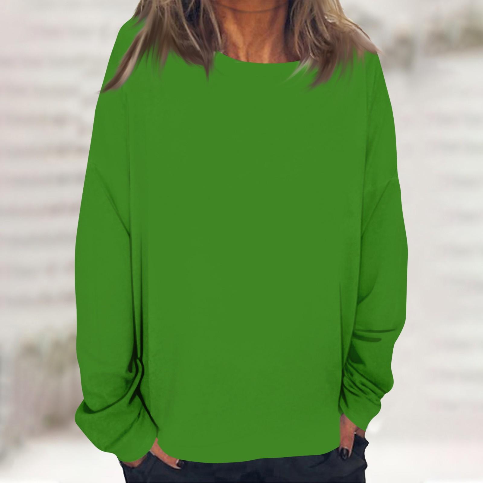 

Женская толстовка, пуловер, уличная одежда, монограммы, однотонный цвет, свободный крой, повседневный, круглый вырез, длинный рукав