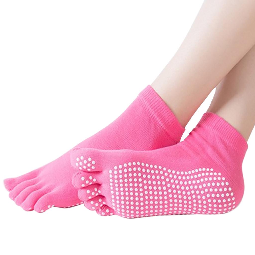 Fahion Women Slip Finger-separated Yoga Socks Sport Ballet Dance Socks