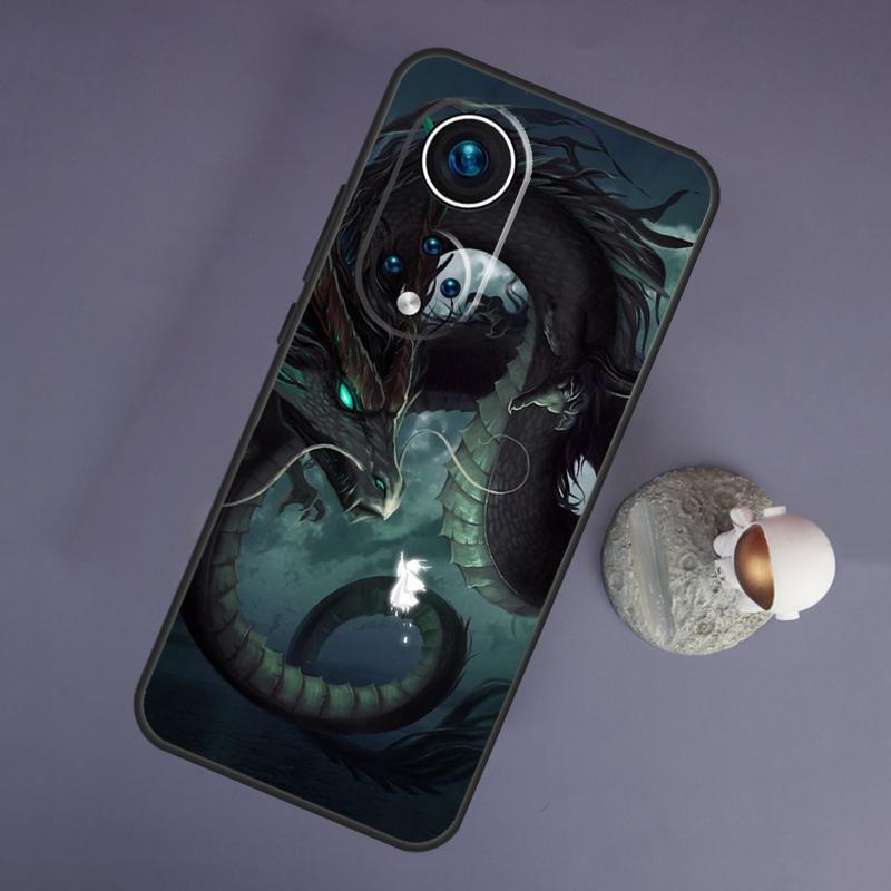 Dragon Cool Art For Huawei Honor Magic 5 Lite 70 50 X8 X9 a P20 P30 P40 P50 P60 Pro P Smart Nova 9 5T Case