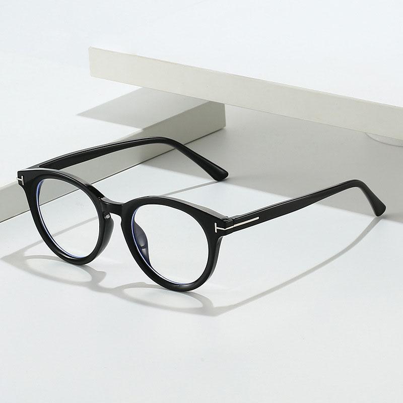 Round Shape Glasses Women Korean Campus Style Anti Blue Light Men's Glasses Frame High Quality Female Eyeglass