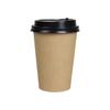 OEING Disposable Thickened Kraft Paper Coffee Cups