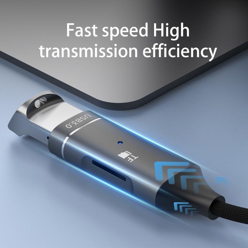 Type C To USB Adapter OTG Connectors TF Card Reader Slot Instantly Plugs Play For Mobile Phones Window Systems Laptops