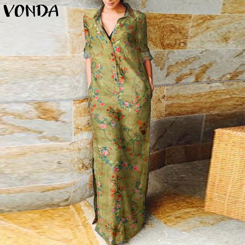 retro maxi dress