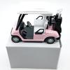 1Pcs Alloy Transportation Gift Mini Golf Cart Metal Pull Back Action Cart 1:20 Scale Golfcart Pullback Vehicle Cake Decoration