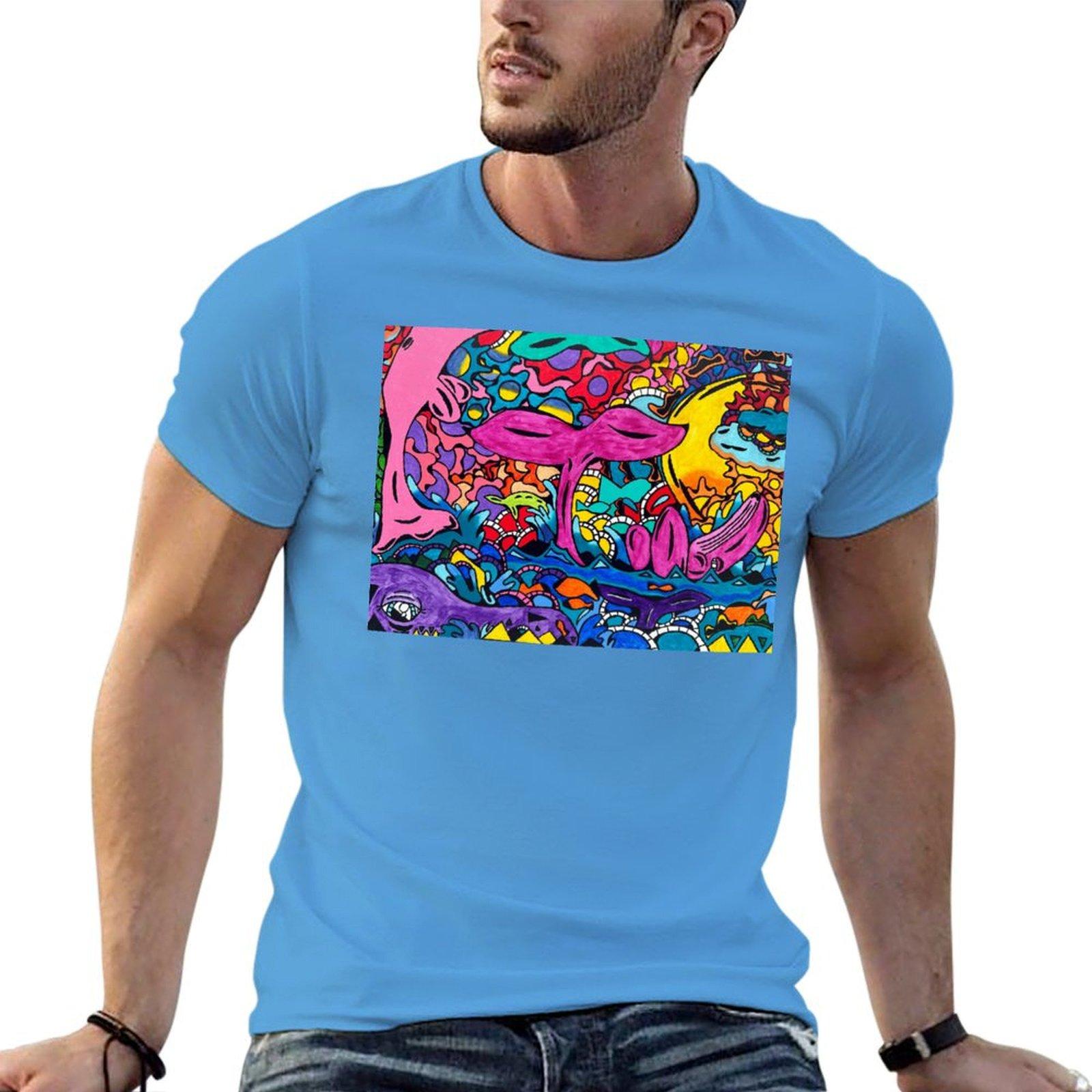 Whale Song T-Shirt cotton graphic tees shirts graphic black t shirts for men S