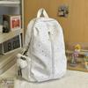 Schoolbag high value star backpack female college student lightweight simple schoolbag Korean ins style high school student casual backpack