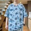 Plus Size 5XL-12XL Fashion Oversized T-shirt Men Tops Casual Vintage Short Sleeve Tee Summer Clothing