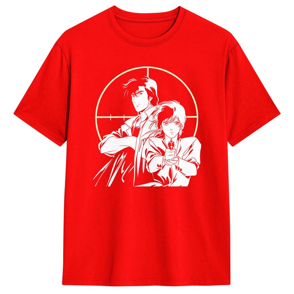 Nicky Larson Ryo Saeba T Shirt Summer Fashion Tshirts Cotton O Neck Plus Size 5xl Tees Short Sleeve Streetwear Tshirt