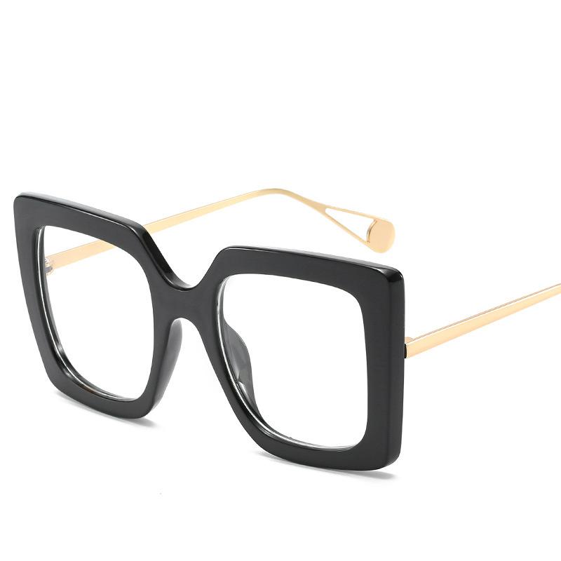 2019 Glasses, Trendy Brand Gujia Same Sunglasses Square Large Frame Versatile Sunglasses