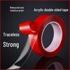 1.0mm Clear Acrylic Waterproof Double-Sided Tape - Strong Temperature-Resistant Adhesive for Photo and Door Frames, Cars, and More.