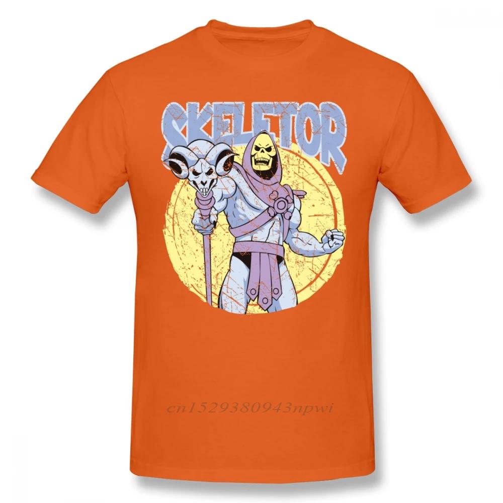 SKELETOR T-shirt SKELETOR T-shirt Korte Mouw Grappig T-shirt Grafisch Mannen Strand Katoenen T-shirt Jongens Punk Designer Streetwear