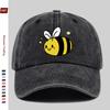 pc Cute Bee Print Baseball Cap Casual Travel Decor Design Sun Hat Comfortable Lightweight MultiColor Pet Hat Available Adj