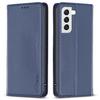 BINFEN COLOR BF18 For Samsung Galaxy S22+ 5G Flip Leather Case Card Slots Stand Protective Phone Cover