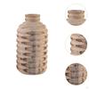 Farmhouse Wood Vase Flower Holder Centerpieces Decoration Dried Decorative for