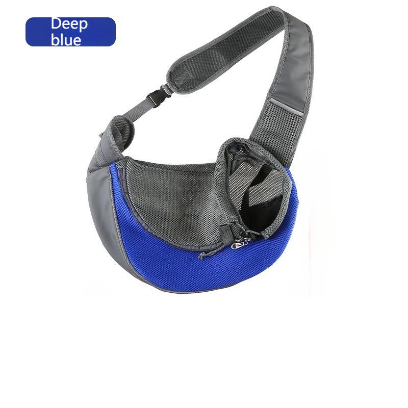 Portable Mesh Pet Carrier Sling Bag for Small Dogs Cats Pomeranian Teddy Breathable Shoulder Riding Summer