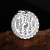 Necklace Retro Mountain Ghost Money Qiankun Bagua Round Tag Men and Women Tag Gift Pendant