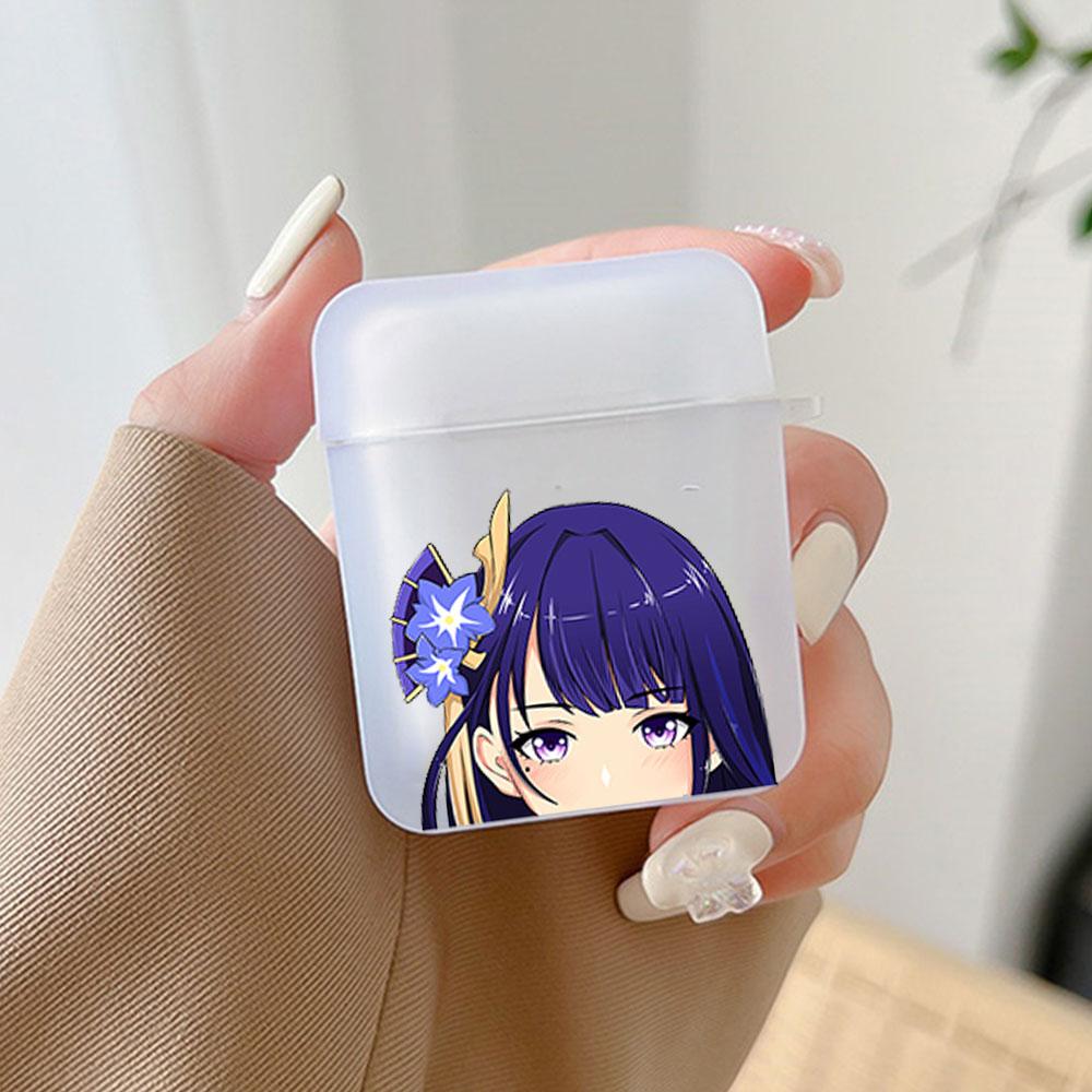Cute Cartoon Anime Genshin Impact Case for Apple Airpods Pro 2 1 3 4 th Cases Zhongli Hutao Xiao Soft Cover Earphone Accessories