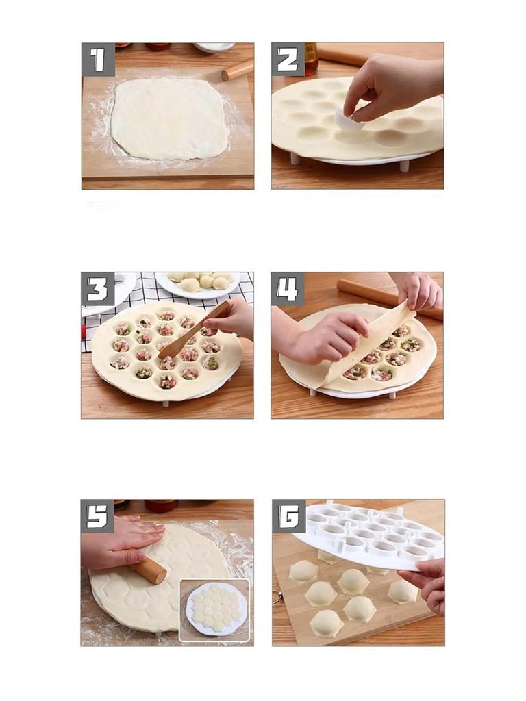 1pc-Simple Chinese Dumplings Mould Kitchen Dough Press Ravioli Making Mold Pastry Tool Gadgets
