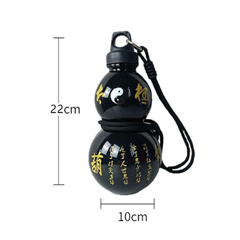 New Gourd Shaped Outdoor Water Bottle Wu Large Capacity Poratble Water Cup Chinese Style Portable Gourd Drink Bottle