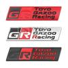 1 Peça Estilo de Carro Gazoo Racing GR 3D Grade Frontal de Carro Emblema de Liga de Zinco Adesivo Emblema de Metal Decalque para Supra AE86 GT86 Corolla