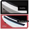 8*90cm Car Rubber Rear Bumper Guard Protector Door Edge Strip Trim Cover