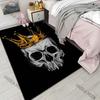 Multi Size Skeleton King Print Carpet for Living Room Bedroom Bedside Floor Mat Cloakroom Kids Activity Area Rugs Large Size