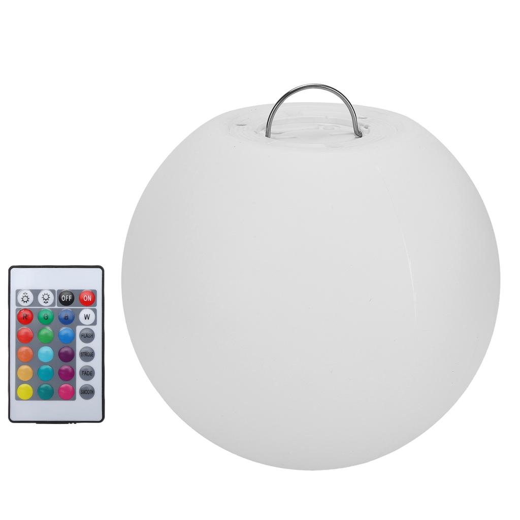 LED Ball Table Lamp 16 Colors 4 Modes USB Charging Remote Light Waterproof for Swimming Pool Yard Lawn