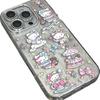 Silbernes Hello Kitty iPhone 16 Hülle