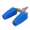 Pressure Washer Double   Nozzle 1Celsius4 Inch Stainless Steel 4000psi Double Rotating   Nozzle for Garden Cars Cleaning