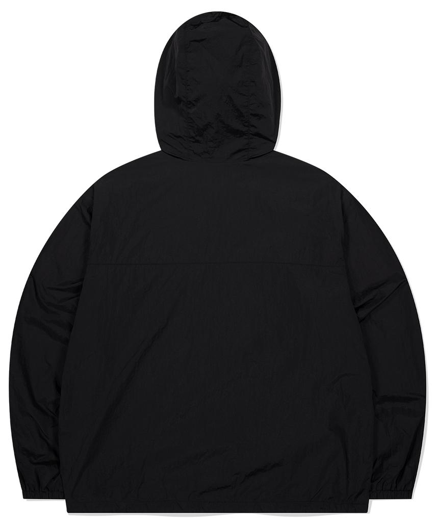 Mahagrid Basic Logo Nylon Windbreaker Black(Mg2Efmsc00A)